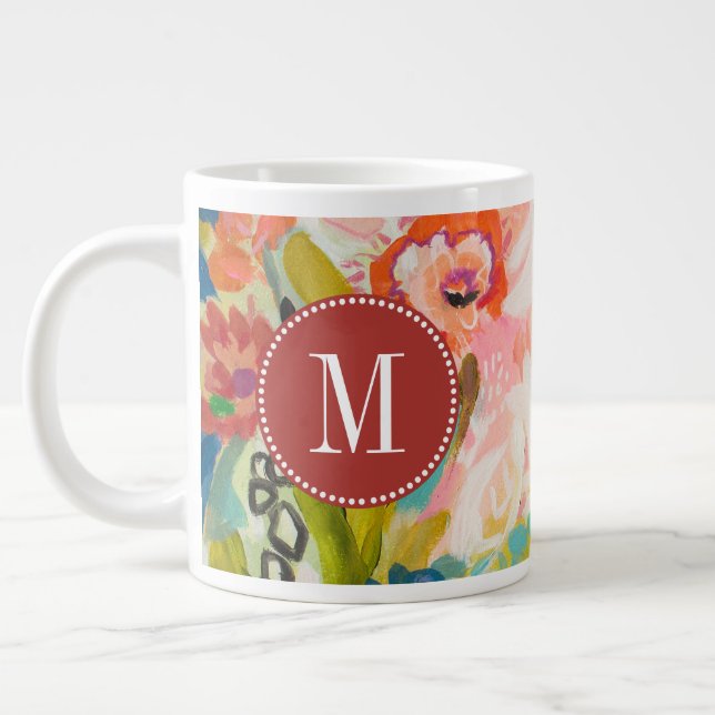 Grande Tasse Monogramme | Jardin secret Floral III (Gauche)