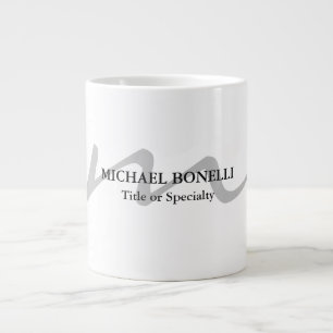 Grande Tasse Monogramme moderne tendance professionnel initial