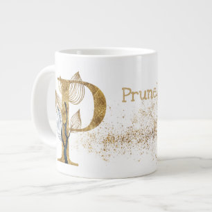 Grande Tasse Monogramme "P" Jumbo Soupe de crème glacée