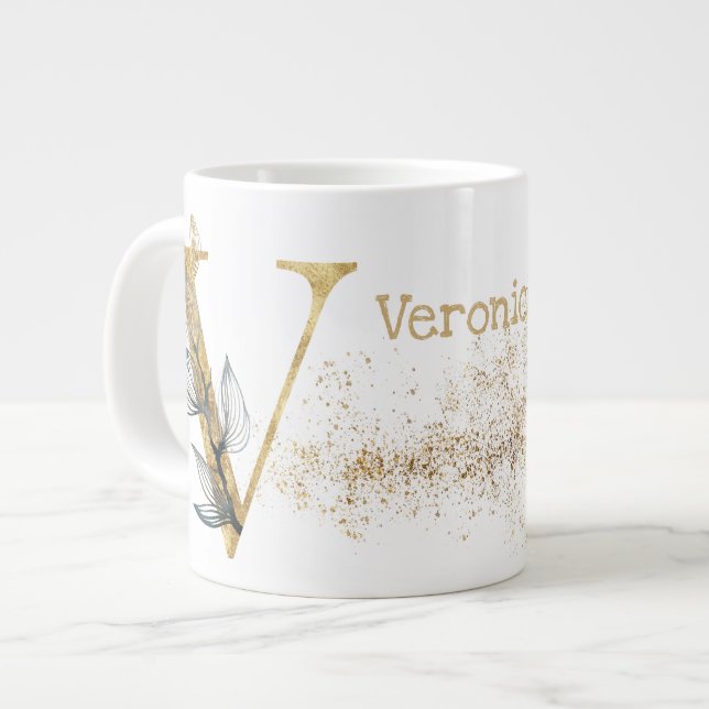 Grande Tasse Monogramme "V" Jumbo Soupe de crème glacée (Devant gauche)