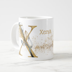 Grande Tasse Monogramme "X" Jumbo Soupe crème glacée