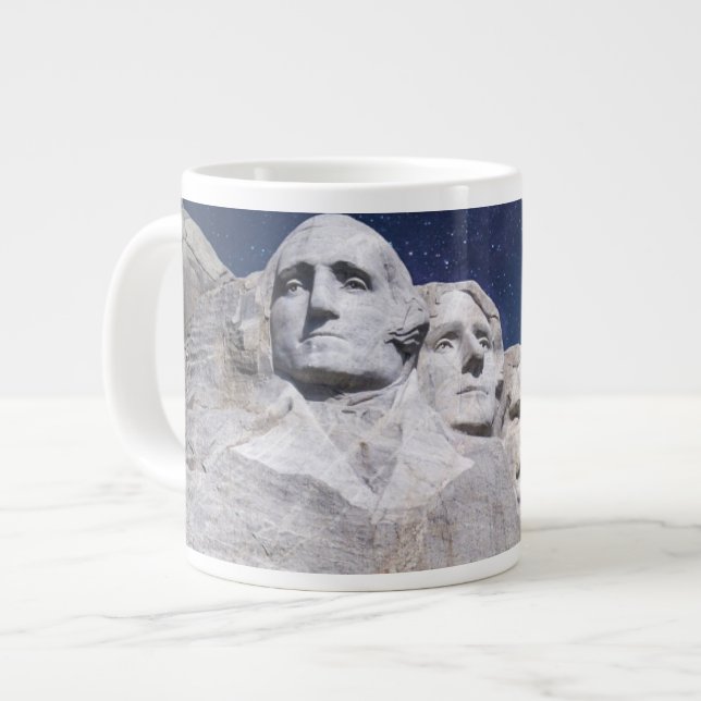 Grande Tasse Mont Rushmore Timelape Sky (Devant gauche)