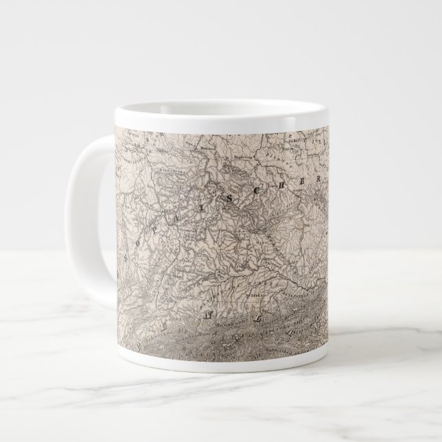 Grande Tasse Montagne et fleuve d'Europe (Devant gauche)