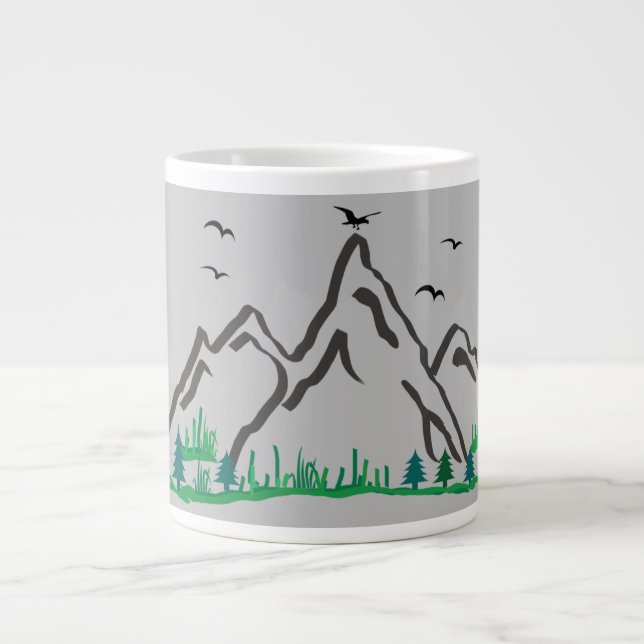 Grande Tasse Montagnes (Devant)