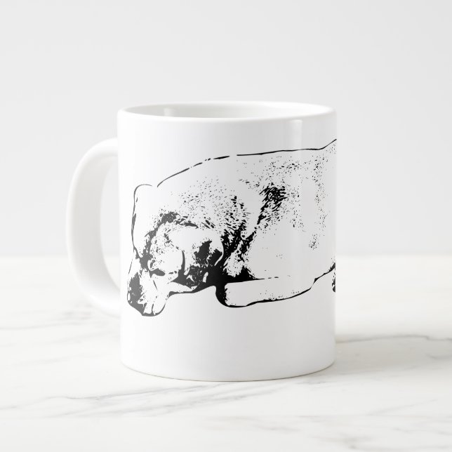 Grande Tasse Montre du matin, Coeur facile (Devant gauche)