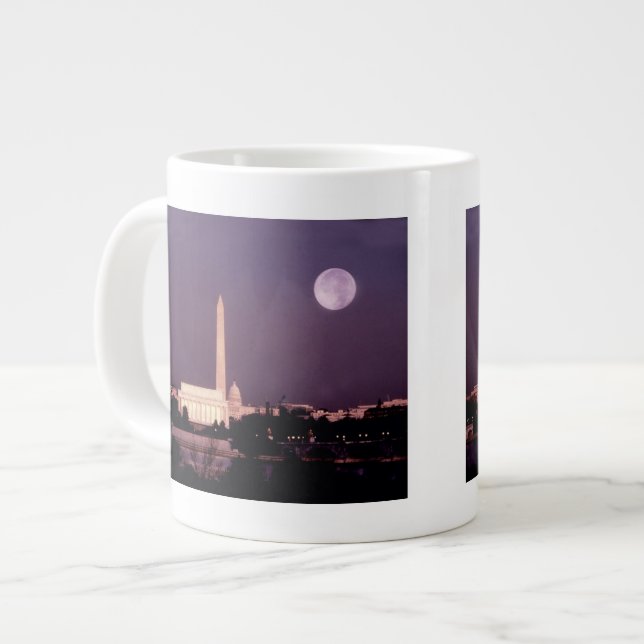 Grande Tasse Monument de Washington, le capitol et Jefferson (Devant gauche)