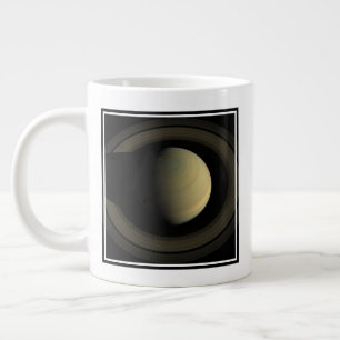 Grande Tasse Mosaïque De La Planète Saturne Et Ses Principaux A