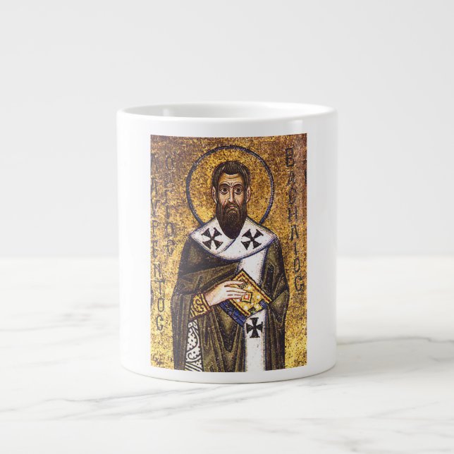 Grande Tasse Mosaïque de saint Basile le Grand (Devant)