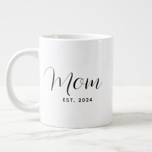 Grande Tasse Mothers Day Mom Script Moderne