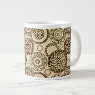 Grande Tasse Motif africain 3 de peau de guépard
