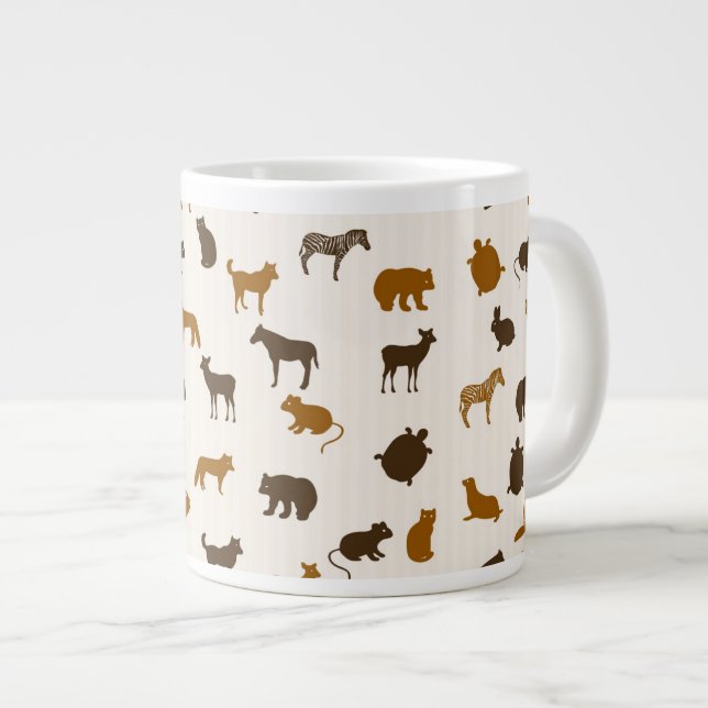 Grande Tasse Motif animal 1 (Devant droit)