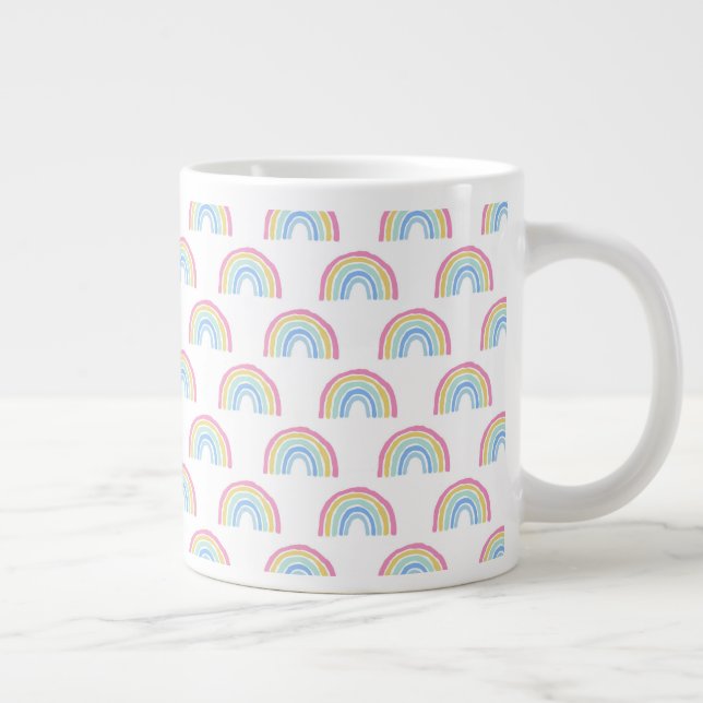 Grande Tasse Motif arc-en-ciel Pastel (Droite)