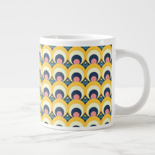 Grande Tasse Motif circulaire géométrique