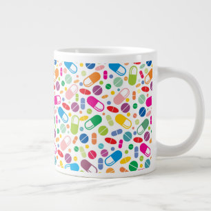 Grande Tasse Motif coloré de drogue néon