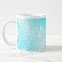 Motif Crystal Snowflakes