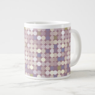 Grande Tasse Motif d'abrégé sur cercles de tissu