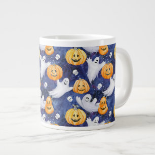 Grande Tasse Motif d'aquarelle Halloween