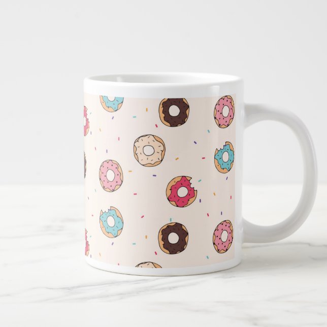 Grande Tasse Motif de beignets sucrés (Droite)