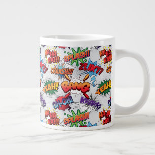 Grande Tasse Motif de bulle Superhero