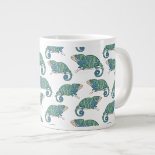 Grande Tasse Motif de Chameleon