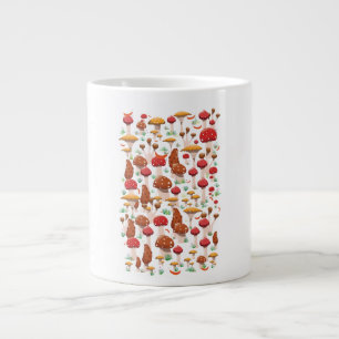 Grande Tasse Motif de champignons mignons