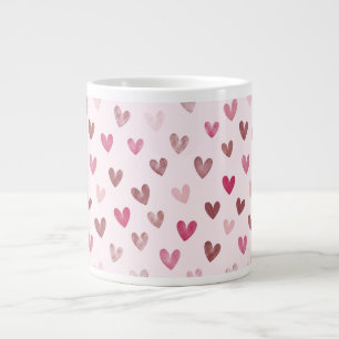 Grande Tasse Motif de cœur rose mignon – Design romantique et é