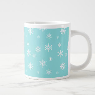 Grande Tasse Motif de flocon de neige magnifique