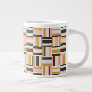 Grande Tasse Motif de forme géométrique