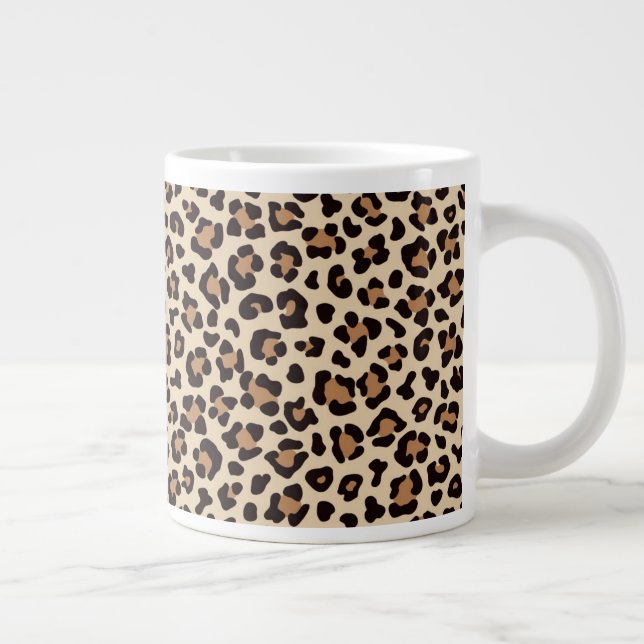 Grande Tasse Motif de fourrure léopard (Droite)