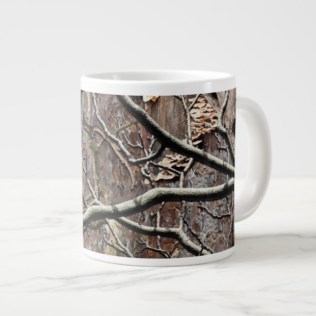 Grande Tasse Motif de la chasse au camouflage 8 (Devant droit)