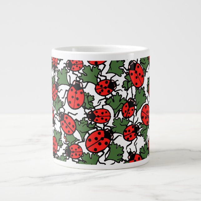 Grande Tasse Motif de Ladybug Art nouveau (Devant)