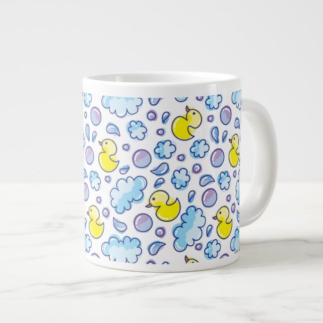 Grande Tasse motif de lavage (Devant droit)