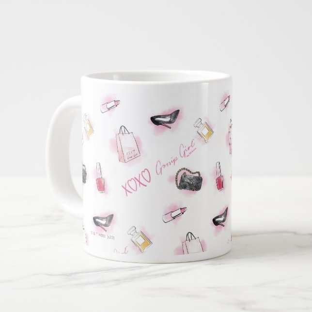 Grande Tasse Motif de maquillage pour filles Gossip (Devant gauche)