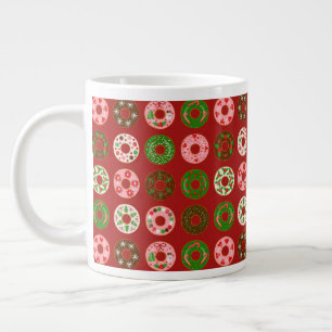 Grande Tasse Motif de Noël Donut Holiday