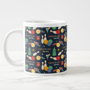 Grande Tasse Motif de Noël rétro
