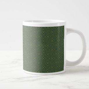 Grande Tasse Motif de noeud celte tissé
