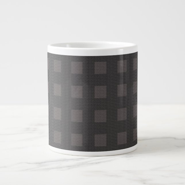 Grande Tasse Motif de notes connecté 01 (Devant)