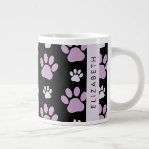 Grande Tasse Motif De Pâtes, Pailles Lilac, Pâtes De Chien, Vot