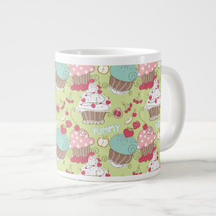 Grande Tasse Motif de petit gâteau