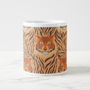 Grande Tasse Motif de rayure de tigre sans couture
