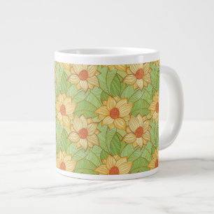 Grande Tasse Motif de Retro Magnolia