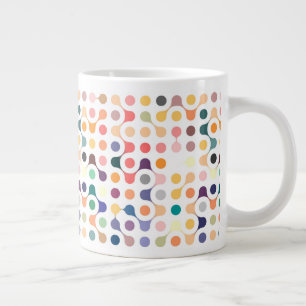 Grande Tasse Motif de structure moléculaire