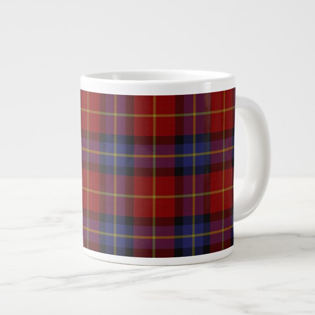 Grande Tasse motif de Tartan (Devant droit)