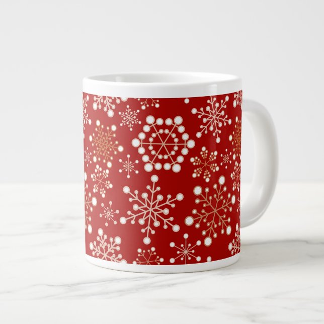 Grande Tasse Motif de vacances Red and Gold (Devant droit)