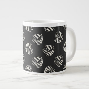 Grande Tasse Motif de voilier dessiné par craie