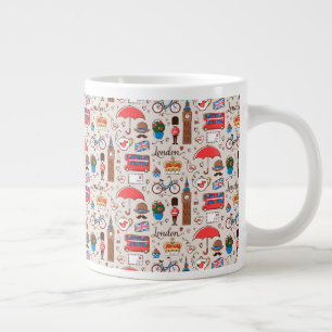 Grande Tasse Motif des symboles de Londres