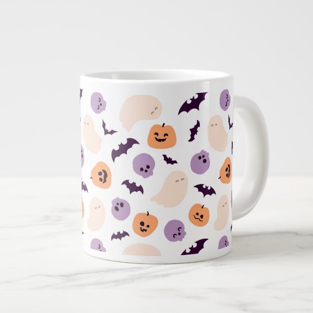 Grande Tasse Motif d'Halloween pour enfants amusants (Devant droit)