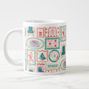 Grande Tasse Motif d'icône Elf Holiday