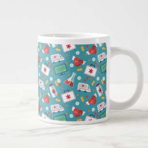 Grande Tasse Motif d'icône Médicale