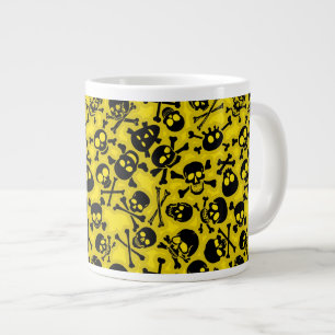 Grande Tasse Motif du crâne et des os croisés